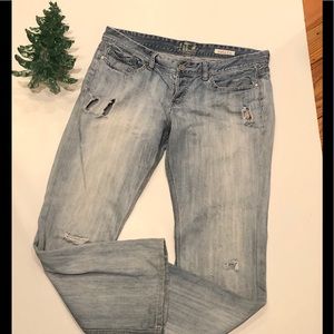 IT Sweetie Distressed Light Colored Jeans.